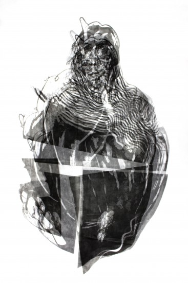 Maria | linocut | 250x150cm